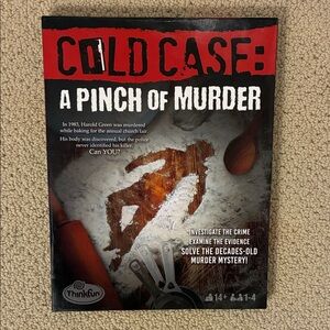 Thinkfun. Cold case: a pinch of murder.
